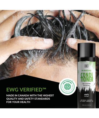 NO NONSENSE Conditioner - EWG VERIFIED - Organic - Sulfate and Paraben Free. All Natural | Cruelty Free | Vegan | CertClean Certified - Buy Online on GoSupps.com