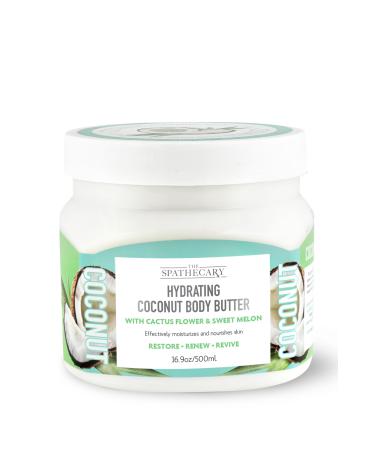 Coconut Hydrating Body Butter with Cactus Flower and Sweet Melon 16.9 oz