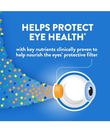 Ocuvite 50+ Eye Vitamin & Mineral Supplement Multivitamin for Vision & Ocular Health with Omega-3 Zinc Vitamins C & E Lutein & Zeaxanthin Zinc Supplements for Women and Men 50 Softgels - 12 Pack - Buy Online on GoSupps.com