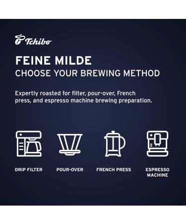 Tchibo Feine Milde 100 Prozent Tchibo Arabica natur-mild ganze Bohne 500g - Buy Online on GoSupps.com