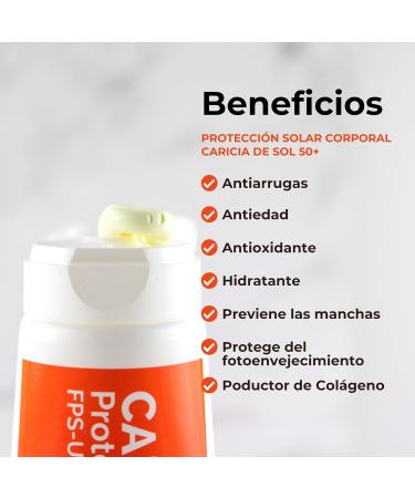 Lourdes Moreno Body Sunscreen FP50+ Enriched with Hyaluronic Acid and Collagen 200 ml - Buy Online on GoSupps.com