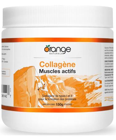 Orange Naturals - Collagen Active Muscle 150g Powder - Bioactive Collagen Peptides Powder - Hydrolyzed Collagen Protein Powder - Collagen Supplement Powder -Hydrolyzed Collagen Powder-Collagen Powder 150 g (Pack of 1) - Buy Online on GoSupps.com