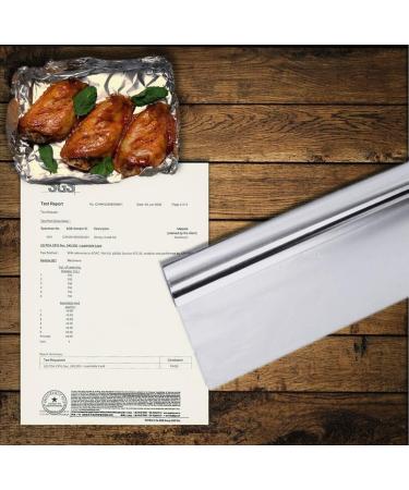 Food Grade Heavy Duty Aluminum Foil Roll - 12 x 300', 300 Sq Ft, 0.85mil Thickness - Buy Online on GoSupps.com