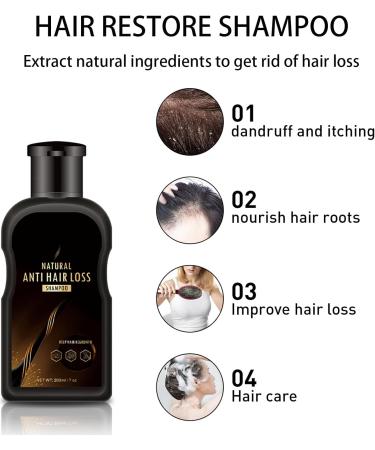 Ginger Shampoo Ginger Hair Regrowth Shampoo Anti Hair Loss Ginger Shampoo Natural Organic Ginger Shampoo Trophoblastic Hair Promote Hair Growth Smooth Anti Dandruff & Anti itching 200ML - Buy Online on GoSupps.com
