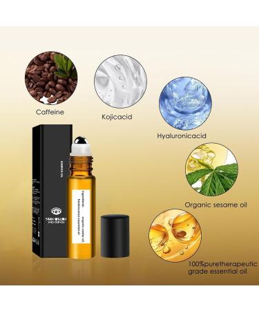 Time Eraser Rollerball with Castor Oil & Frankincense - Anti-Wrinkle Under Eye Serum (2 Pcs) | Reduce Fine Lines & Dark Circles - Buy Online on GoSupps.com
