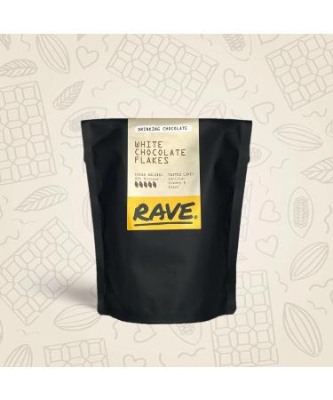 Rave Coffee Drinking Chocolate Flakes (White) - Buy Online on GoSupps.com