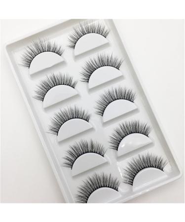 UAMOU 16 Style 10/50 Boxes 3D Mink Lashes Natural Cross False Eyelashes Long Messy Makeup Eye Lashes Faux Cils Maquillaje Cheerfully (Color : 5Pairs H 14 Size : 10Boxes 50Pairs) - Buy Online on GoSupps.com