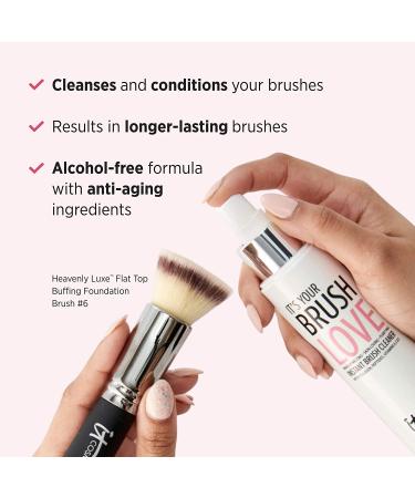 IT Cosmetics Brush Love Instant Makeup Brush Cleaner & Conditioner with Collagen Peptides, Antioxidants & Vitamins Alcohol-Free Formula, 3.4 fl oz - Buy Online on GoSupps.com