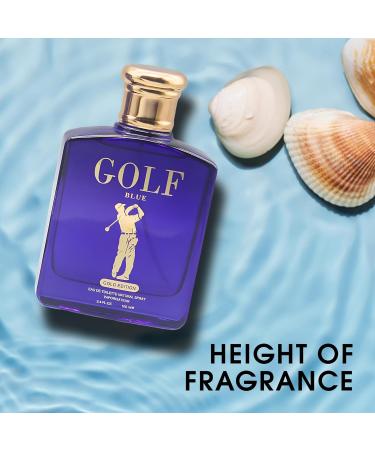 Golf Blue Gold Men's Cologne Long Lasting Scent Perfume for Men With Citrus Spice And Woody Notes Natrual Body 3.4Fl Oz Fragrance For All Occasions Golf Blue Gold 3.4 Fl Oz (Pack of 2) - Buy Online on GoSupps.com