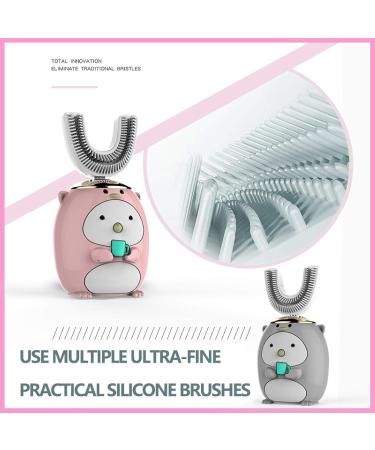LOKOR Kids Electric Toothbrush Rechargeable Toothbrush Ultrasonic Automatic Toothbrush Kids with 5 Modes IPX7 Cartoon Modeling Design for Kids (2-12 Year) 02 - Buy Online on GoSupps.com
