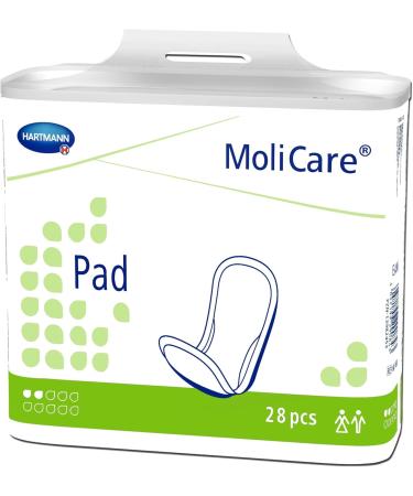 MoliCare Pad 2 Drops - Anatomical Pads for Mild to Moderate Bladder Weakness | 336 Pieces - International Shipping Available - Buy Online on GoSupps.com