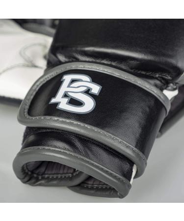 Kids Boxing Gloves - Paffen Sport 10oz for Training in Boxing Kickboxing Muay Thai & K1 - Black/White/Gray - Buy Online on GoSupps.com