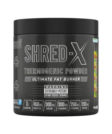 Applied Nutrition Shred X Fat Burner - ABE All Blak Everything Fat Burner Thermo Weight Management (300g - 30 Servings) (Lemon Ice Tea) Lemon Ice Tea 30 Servings (Pack of 1)