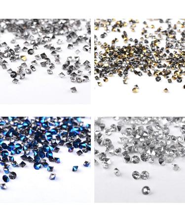 Nail Art Rhinestones Easy To Operate Multiple Colour Glitter Nail Rhinestones DIY Decorate for Nail Art - Buy Online on GoSupps.com