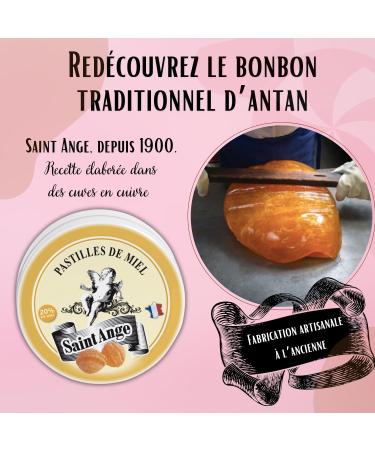 Set of 5 Boxes | St. Angel's Lozenges Honey Flavour | Traditional Sweets 100% French - Buy Online on GoSupps.com