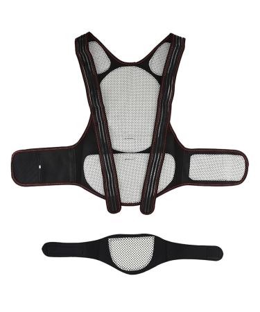 Self-Heating Magnetic Therapy Vest Back Brace Back Support Lumbar Decompression Belt For Middle Aged Elderly Men Women Keeping Warm Spine Shoulder Pain Relief (Color : Black Size : L) lofty ambition Black L - Buy Online on GoSupps.com