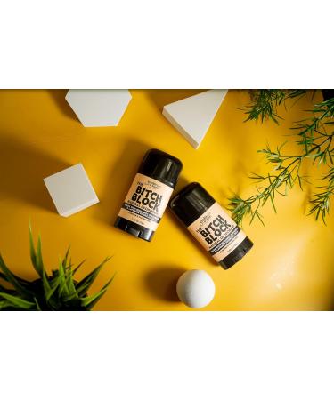 Frankie & Myrrh B!#ch Block Deodorant 2-Pack | Bergamot Geranium Lavender | Natural with Essential Oils | Aluminum-Free (256 oz) | Paraben & Phthalate Free Bitch Blend 1.33 Ounce (Pack of 2) - Buy Online on GoSupps.com