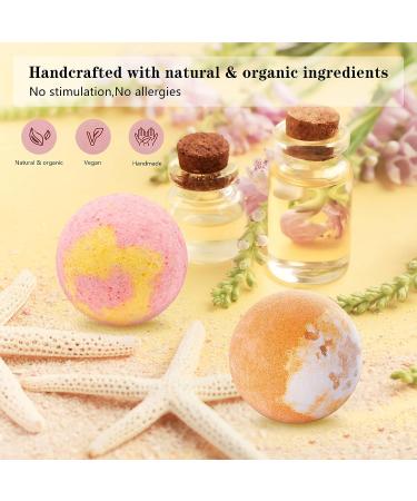 12-Piece Organic Foot Bath Bombs Gift Set for Women - Handmade, Natural Ingredients with Rich Essential Oils for Moisturizing Dry Skin and Relaxing Foot Spa Experience - Buy Online on GoSupps.com