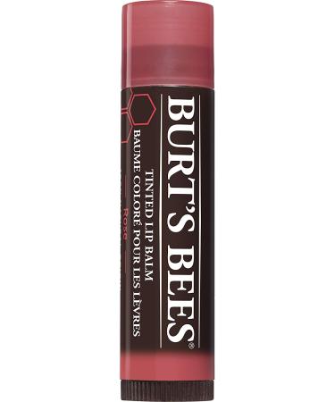Buy Burt's Bees Tinted Lip Balm in Rose - Natural Moisture & Color (0.15 oz) - Buy Online on GoSupps.com