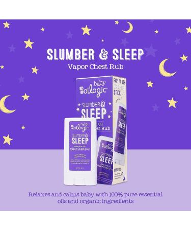 Oilogic Relaxing Vapor Chest Rub Stick for Babies & Toddlers - Lavender & Chamomile Oil - Petroleum & Menthol Free - Buy Online on GoSupps.com