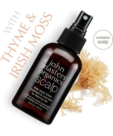 JMO Leave-in Scalp Treatment 125 Millilitres Scalp Spray with Moss & Thyme. Stimulates Hair Follicles. Fights hair loss & stimulate hair growth. Organic natural. Silicone & Paraben free Nourishing Scalp Spray - Buy Online on GoSupps.com