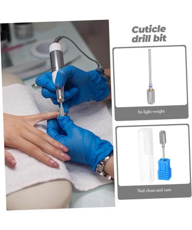 NUSITOU Nail Drill Bit Manicure Drill Bit Nail Gel Tungsten Nail Drill Cuticle Drill Bits for Nails Manicure Nail Bit Diamond Nail Flakes Fragments Grinding Head Nail Polish Tungsten Steel 4.9x0.5cm As Shown - Buy Online on GoSupps.com