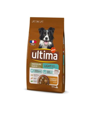 Ultima Medium Maxi Light Chicken Rice Dog Food 7.5 kg (Pack of 1)
