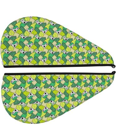 Fast-Drying Cartoon Koala Hair Towel Wrap - Turbo Drying Towel Turban for Quick Hair Care - Buy Online on GoSupps.com