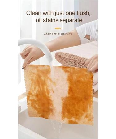 200 Pcs Loofah Scouring Pads Scourers Non Scratch Kitchen Specific Dishwashing Cloth Can Absorb Water Without Shedding Hair (Pack of 200 pieces (25 * 25cm)) - Buy Online on GoSupps.com