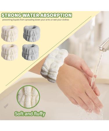 YGQQOY 6pc Spa Headband Set - Face Washing & Makeup Hair Band with Matching Wristbands for Women and Girls | Party Supplies - Buy Online on GoSupps.com