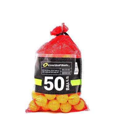 Yellow Premium Brand Golf Balls 50 Golf Balls