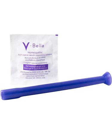 V-Bella Boric Acid + Probiotic Vaginal Suppositories - Natural Relief for Yeast & Bacterial Infections - Buy Online on GoSupps.com