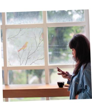 Zerodeko 5 Pcs Glass Film Window Sticker Window Film Bird Window Sticker Stickers Decor Frosted Sticker Birds Window Sticker Chic Window Sticker Glue-Free Window Sticker Opaque 3D Colorfulx5pcs 300x45cmx5pcs - Buy Online on GoSupps.com