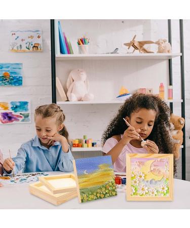 8 Pieces 6x6 Inch Square Unfinished Wood Panels for Painting & Drawing - Buy Online on GoSupps.com