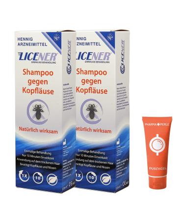 Licener Shampoo against head lice I Value pack 2x 100ml plus PharmaPerle giveaway