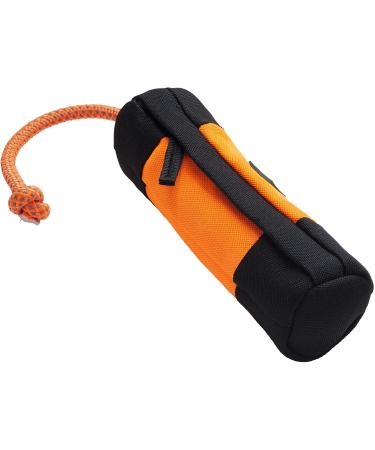 HUNTER Trainer Snack Dummy with Throwing Rope - 37 cm Orange/Black | Perfect for Dogs - Shop Internationally - Buy Online on GoSupps.com