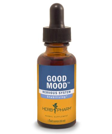Herb Pharm Good Mood Liquid Herbal Formula with St. John's Wort for Healthy Emotional Balance - 1 Ounce 1 Fl Oz (Pack of 1) - Buy Online on GoSupps.com