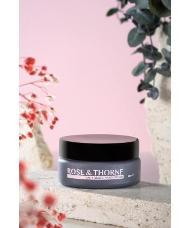 Rose Anti-Aging Hand Cream - 100% Natural Vegan Moisturizing Care for Hands & Nails (50ml) - Buy Online on GoSupps.com