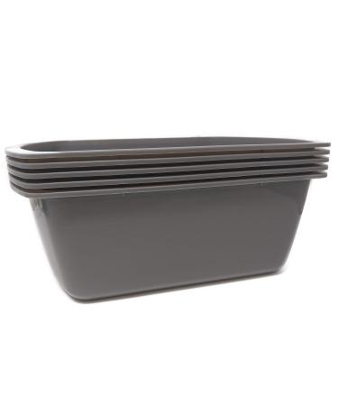 Wash Basins  Rectangular Plastic Hospital Bedside Soaking Tub 5 Pack Small 7 Quart Graduated Bucket - Portable Washbasin for Washing, Cleaning, Foot Bath, Washing Dishes, Face Cleansing Bowl - Buy Online on GoSupps.com