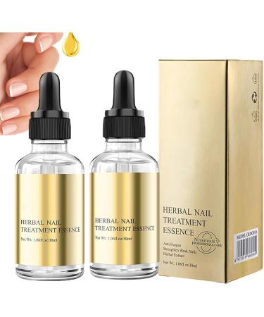 Essence de soin pour les ongles aux plantes huile de soin pour ongles fragilis s et ab m s 2Pcs
