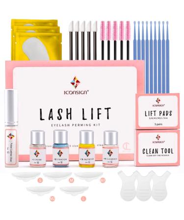 Lash Lift Kit for Perming, Curling and Lifting Eyelashes | 2022 Updated | Semi Permanent Salon Grade Supplies for Beauty Treatments | Includes Eye Shields, Pads and Accessories