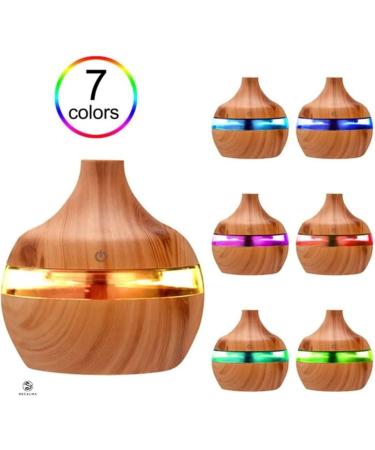 RECALMA 300ML Aroma Diffuser | Ultrasonic Humidifier & Oil Evaporator | 7-Color LED | BPA-Free for Home Office & Spa - Buy Online on GoSupps.com