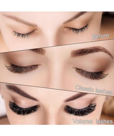 Classic C Curl Eyelash Extensions 0.18mm | Premium Individual Lash Extensions - 14mm Length - Buy Online on GoSupps.com