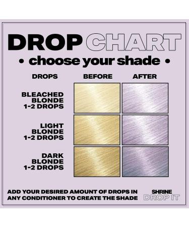 Shop Shrine Drop It Lilac Hair Toner - Vegan Cruelty-Free Semi-Permanent Color for Gorgeous Autumn & Winter Shades - 200 Drops Per Bottle - Buy Online on GoSupps.com