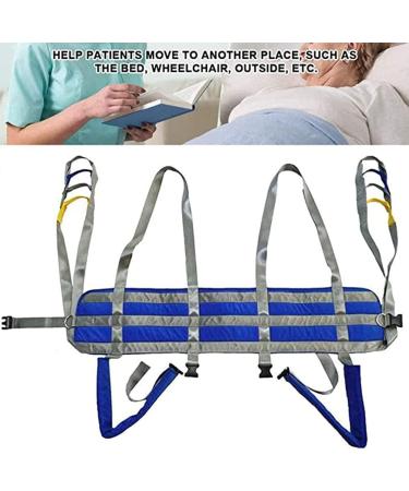 Transfer Nursing Sling Lifting Sling Lifting Sling Standing Walking Aid Full Body Transfer Strap for Leg Exercise with Grey Blue Medium - Buy Online on GoSupps.com