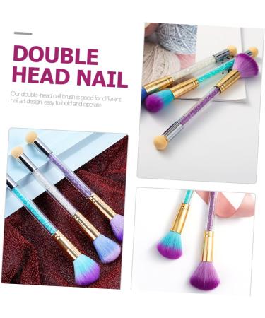 Beavorty nail art double ended pen brochas para u as acrilicas nail brush acrylic rhinestone for nails nail duster brush sponge rhinestone handle nail pen nail art brush nail art pen purple 22.7x4cm Purple - Buy Online on GoSupps.com