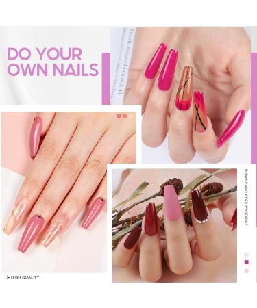 PEACECOLOR Top and Base Coat Matte Top Coat Set No Wipe Soak off Gel Base and Matte Top Coat Gel Nail Polish Nail Lamp Needed High Glossy and Long Lasting Shine Finish for Home DIY Use XA-27 - Buy Online on GoSupps.com