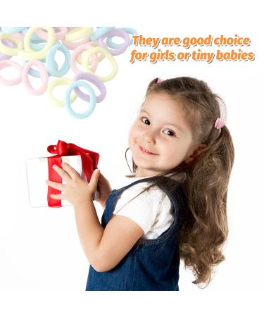Hanyoushengvance Baby Hair Ties 120 PCS - Mini Seamless Toddler Hair Bands - Soft Elastic Hair Bands for Ponytails (5 Colors) - Buy Online on GoSupps.com