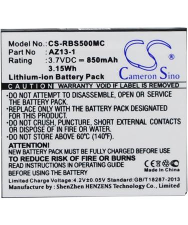 SPANN Battery Replacement for Xiaoyi AZ13-1 AZ13H YDXJ01XY High-Quality 3.7V Lithium Ion Battery - Buy Online on GoSupps.com