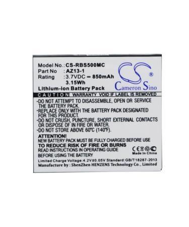 3.7V High-performance Replacement Battery for Xiaoyi AZ13H YDXJ01XY AZ13-1 with AZ13-1/850mAh